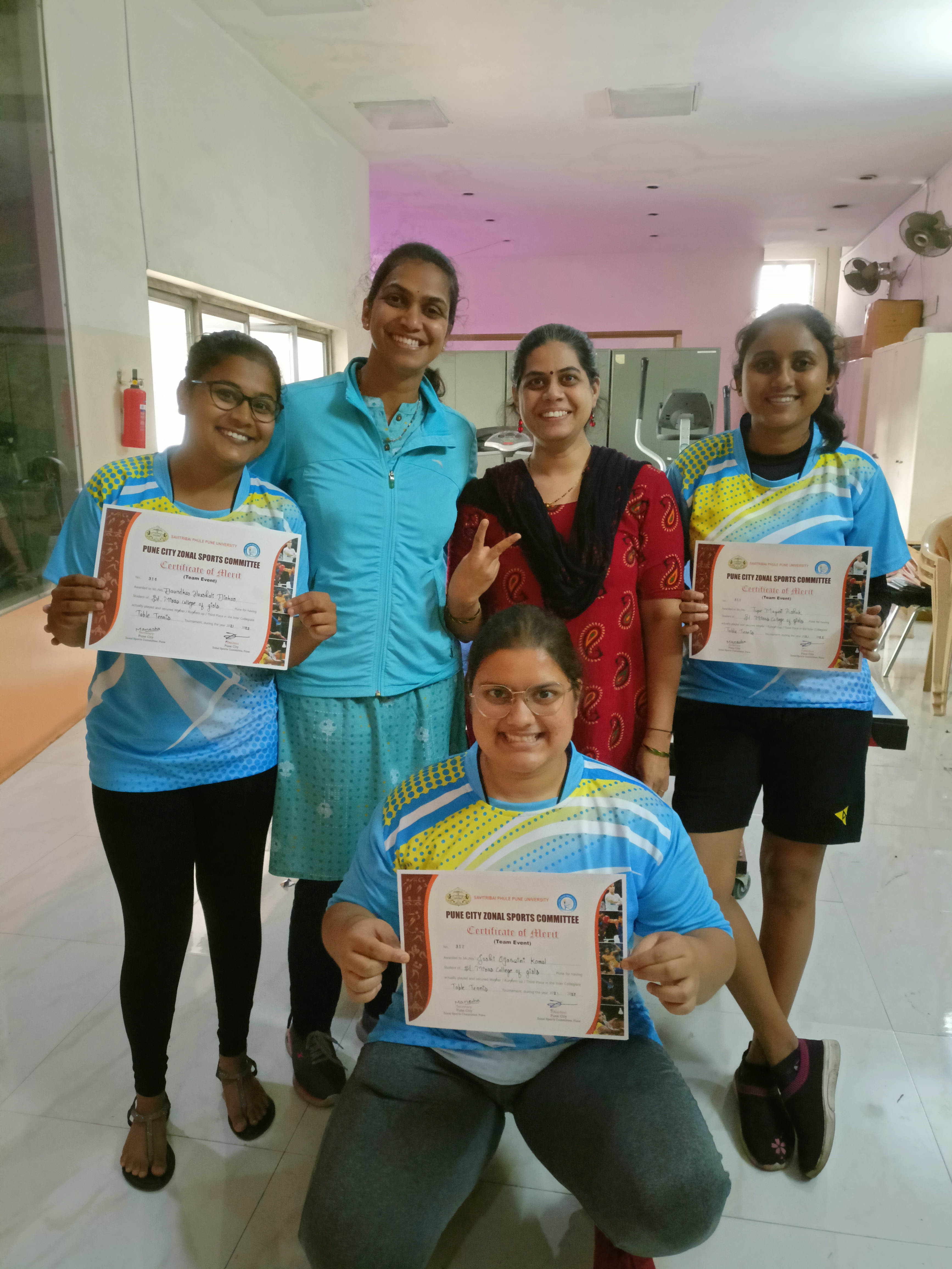 Bronze Medal Inter Collegeiate Table Tennis Competitions